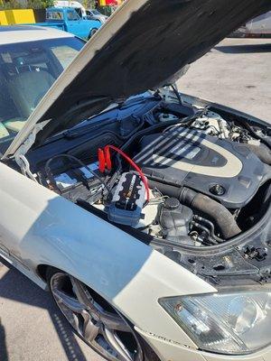 Dead battery? We offer jump start services.