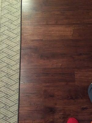 My beautiful vinyl flooring done by the flooring pros in Matthews, NC!