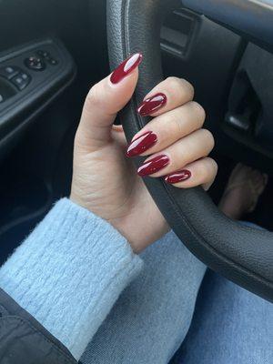 Color 180 Lunar New Years + Valentines nails