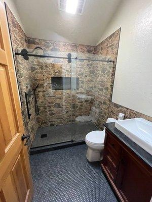 Bathroom remodel.