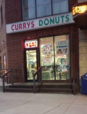 Curry's Donuts on the Public Square in Wilkes-Barre PA