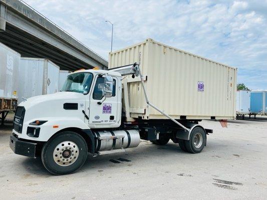 We provide storage containers that can be moved and hauled wherever needed. 402-450-3495