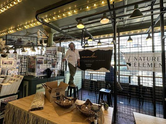 Our stall at the Pike Place Market