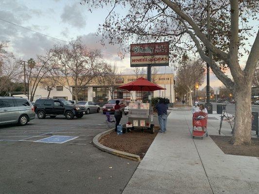 Hotdog stand