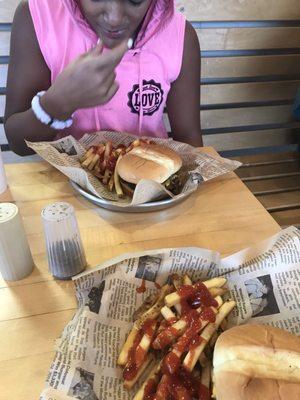 Fries were also great the kiddos loved it