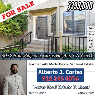 Come take a look at this amazing condo in Citrus Heights!