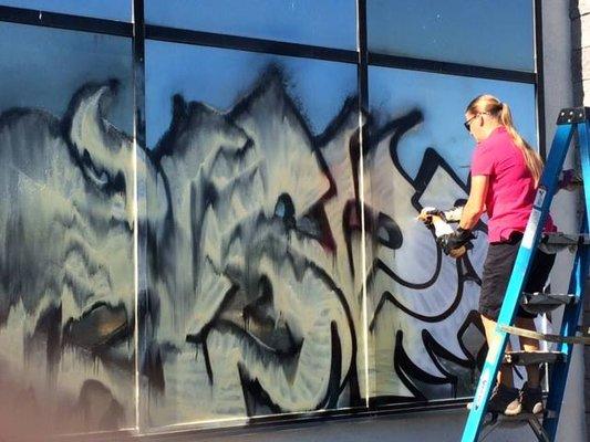 Graffiti removal