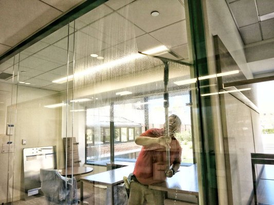 Interior Glass Cleaning | Post-Construction Clean-Up