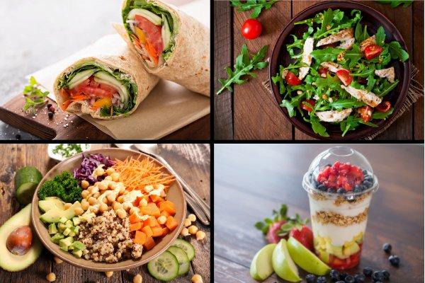 Healthy and fresh food options