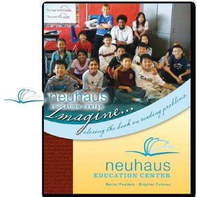 Front cover of brochure for nonprofit Neuhaus Education Center.