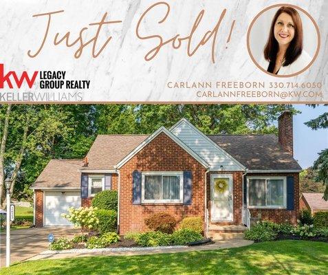 I obtained this Canton beauty for my lovely referral buyers! From time of meeting to them getting the keys to their dream home:  46 DAYS!