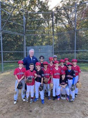 Millburn Firebirds 10 U team practice.