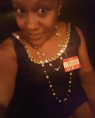 Loved the opportunity to put on a flapper dress & pearls for this event!