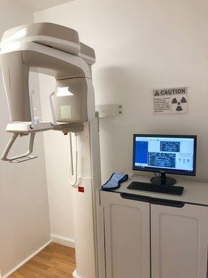 Digital Panoramic X-ray:  Immediate viewing of the imaged area with significantly less radiation exposure for the patient.