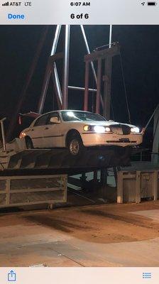 Do not go when the traffic light on the barge is showing red, you could possibly end up in the Mississippi River!