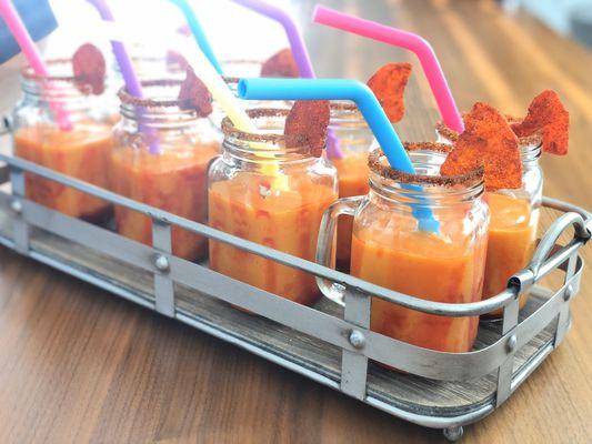 Chamoyada (Mango & chamoy smoodies)