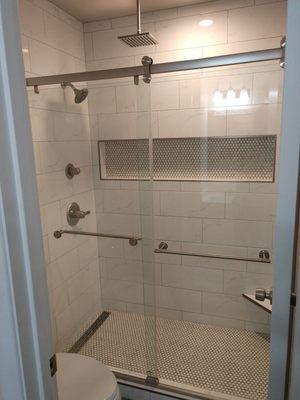 New shower