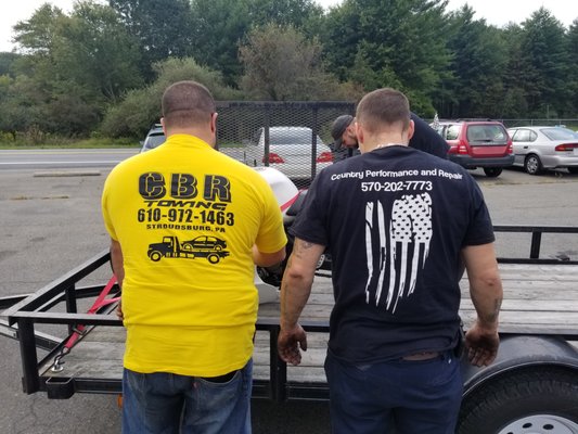 We offer towing