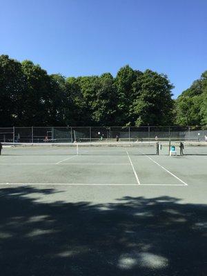 Beautifully maintained courts