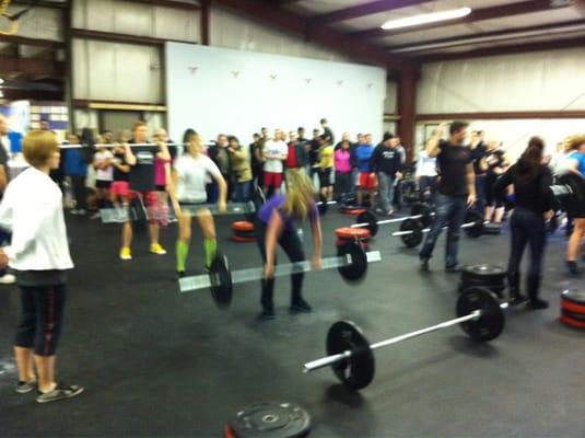 At a CrossFit competition in Hershey!