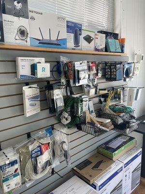 Tons of accessories and parts in stock! From monitors and laptops to power cords and memory cards...we have it all.