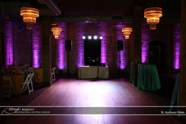 Wedding uplighting by Instant Request