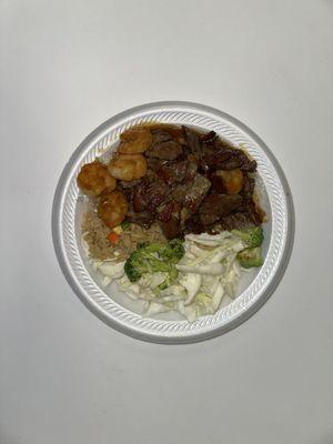 Beef & Shrimp Teriyaki