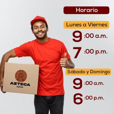 "La responsabilidad de llevar tus paquetes a tiempo es nuestra misión Conoce nuestros horarios y con gusto te atenderemos!