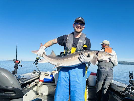 My first sturgeon!