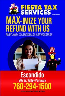 Leave Your Tax with us with fast refund