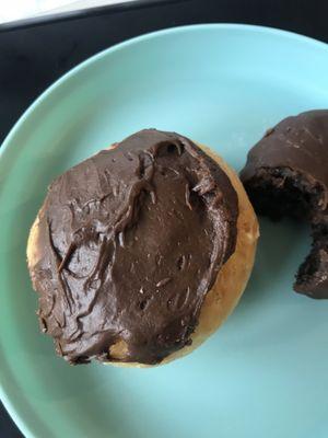 Boston Creme doughnut