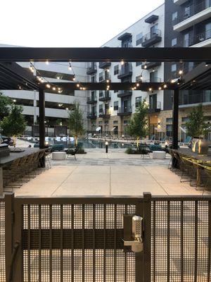 Pool courtyard