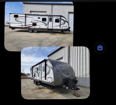 Actual photo of camper in question. Not the same model.