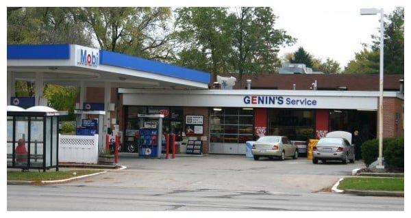 24-hour gas pumps at Genin's Mobil!