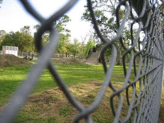 Dirt mounds & Bike Ramp