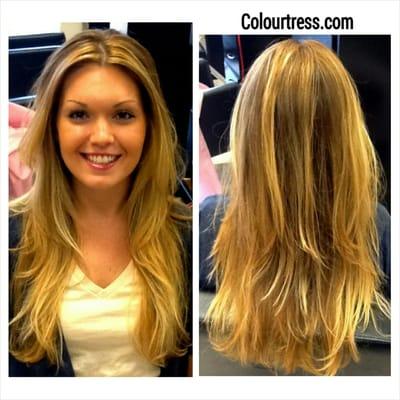 Soft blonde ombre