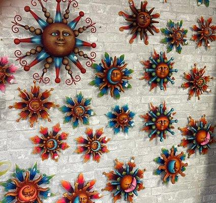 Handmade suns are sure to brighten your home!....you won't find these anywhere but here!