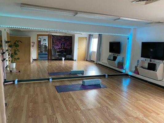 Our Gravity Yoga Center studio. Just make it to your mat~the rest will come naturally!