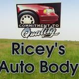 Ricey's Auto Body logo