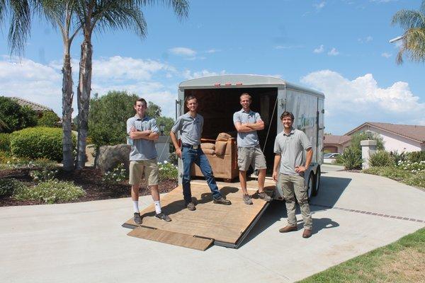 (Left to Right) Dannny, Andrew, Daniel, RJ.