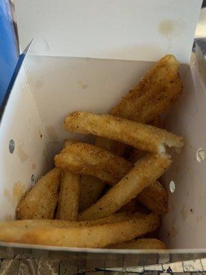 Spicy coated Fries