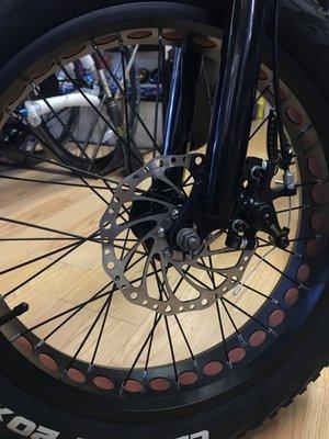 Front disc brakes