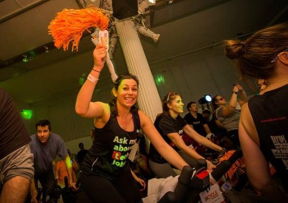 Tira & Kim Cycle for Survival in March 2015