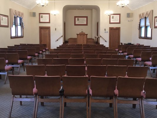 Auditorium facing front