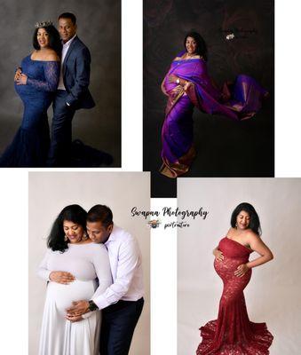 Maternity in studio