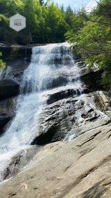 Use this picture for scale and find the guy walking near the top of the falls!