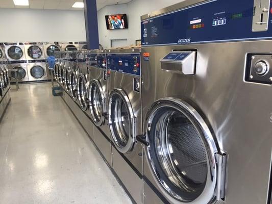 Large capacity, Express wash machines clean your clothes faster and better than ever.