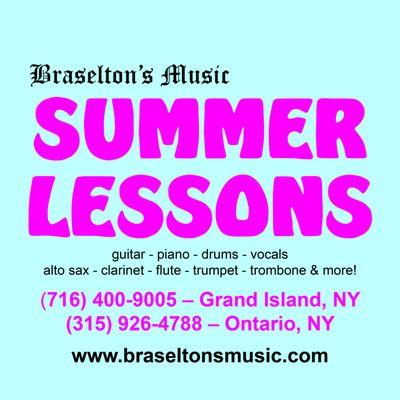 Summer lessons starting soon. Call for more information. We look forward to teaching you!