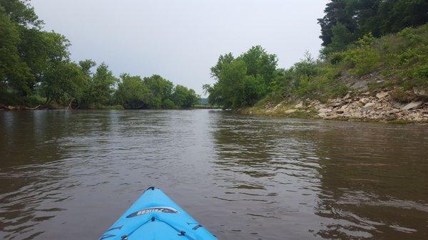 View from the kayak