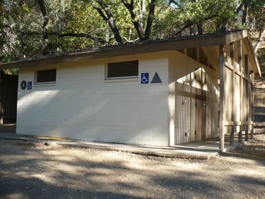 Restroom facilities locked when area not open